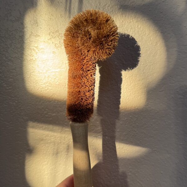 Natural Coconut Fiber Brush for Bottle and Cup - Image 2