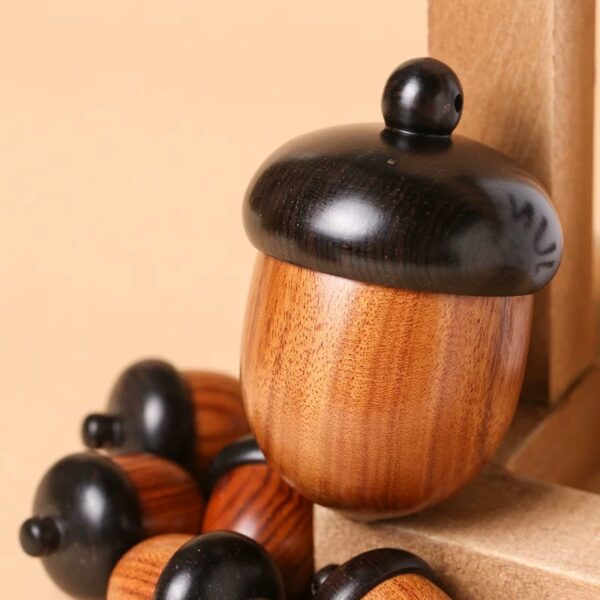 Wooden Acorn/Bell Keepsake Treasure Box