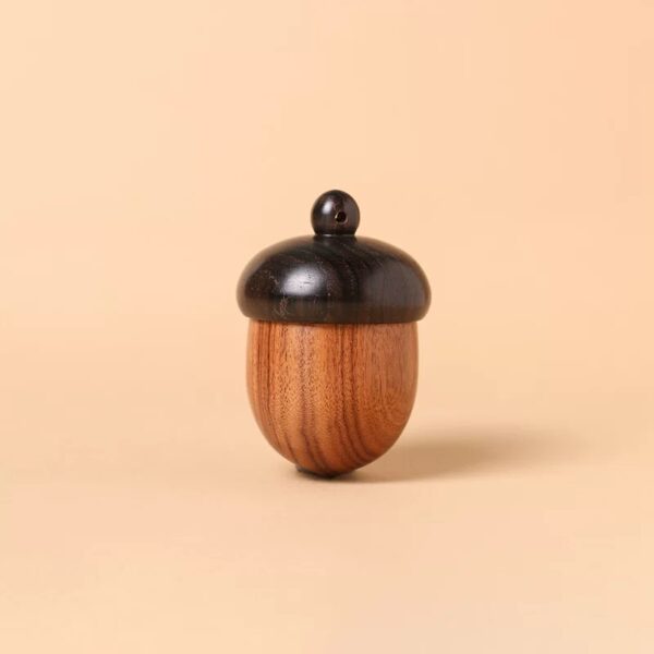 Wooden Acorn/Bell Keepsake Treasure Box